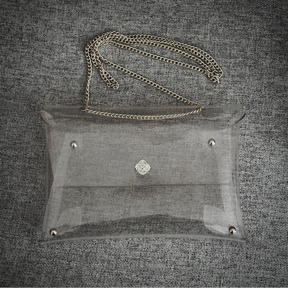 Kendra Scott Clear Crossbody Bag in Gold - Picture 2 of 3